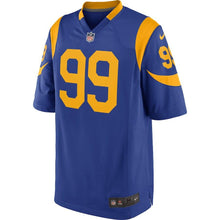 Load image into Gallery viewer, AARON DONALD LOS ANGELES RAMS SUPER BOWL YOUTH GAME JERSEY - ROYAL