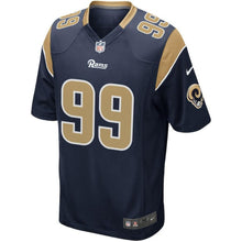 Load image into Gallery viewer, Aaron Donald Los Angeles Rams Youth Game Jersey - Navy 2018/2019