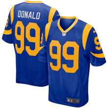 Load image into Gallery viewer, AARON DONALD LOS ANGELES RAMS SUPER BOWL PLAYER GAME JERSEY – ROYAL